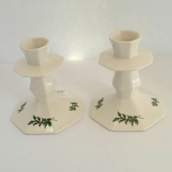 Nikko Ceramics Holiday Nikko Christmastime Candle Sticks Poshmark